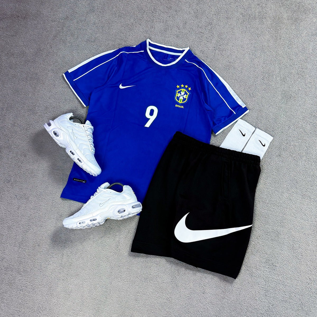 KIT Brasil NK Azul/Preto + NK Air Max TN